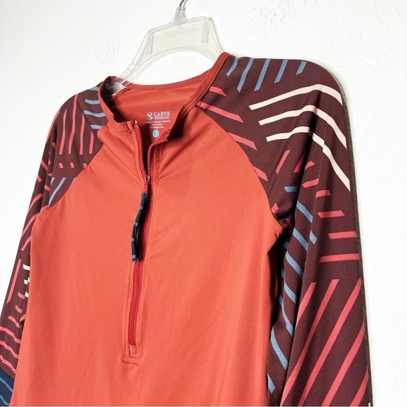 New Carve Designs Kona Rashguard in Sangria - Picture 5 of 12